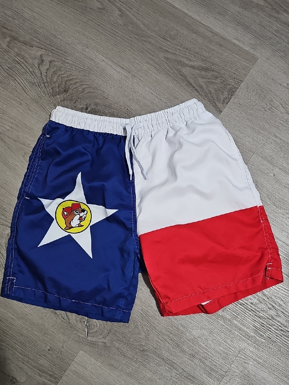 Buc-ee's Kids Texas Flag Swim Trunks